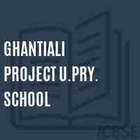 Ghantiali Project U.Pry. School Logo