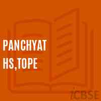 Panchyat Hs,Tope School Logo