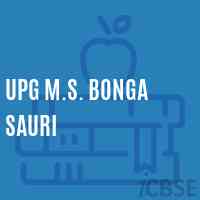 Upg M.S. Bonga Sauri Middle School Logo