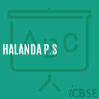 Halanda P.S Primary School Logo