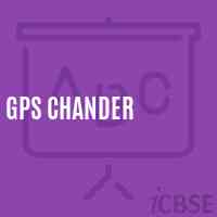 Gps Chander Primary School Logo