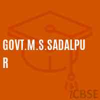 Govt.M.S.Sadalpur Middle School Logo