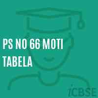 Ps No 66 Moti Tabela Primary School Logo