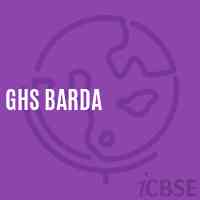 Ghs Barda Secondary School Logo