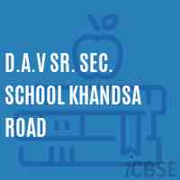 D.A.V Sr. Sec. School Khandsa Road Logo