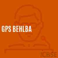 Gps Behlba Primary School Logo