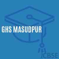 Ghs Masudpur Secondary School Logo