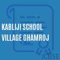 Kabliji School Village Ghamroj Logo