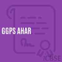 Ggps Ahar Primary School Logo