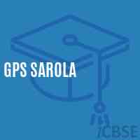 Gps Sarola Primary School Logo