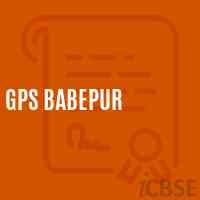 Gps Babepur Primary School Logo