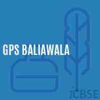 Gps Baliawala Primary School Logo