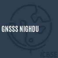 Gnsss Nighdu Senior Secondary School Logo