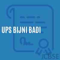 Ups Bijni Badi Middle School Logo