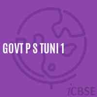 Govt P S Tuni 1 Primary School Logo