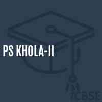Ps Khola-Ii Primary School Logo