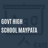 Govt High School Maypata Logo