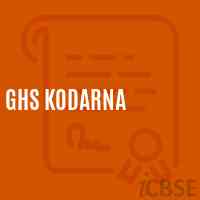 Ghs Kodarna Secondary School Logo