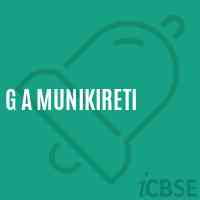 G A Munikireti Middle School Logo