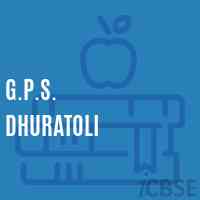 G.P.S. Dhuratoli Primary School Logo