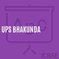 Ups Bhakunda Middle School Logo