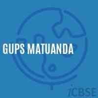 Gups Matuanda Middle School Logo