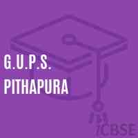 G.U.P.S. Pithapura Middle School Logo