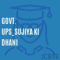 Govt. Ups_Sujiya Ki Dhani Middle School Logo