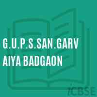 G.U.P.S.San.Garvaiya Badgaon Middle School Logo