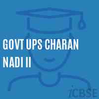 Govt Ups Charan Nadi Ii Middle School Logo
