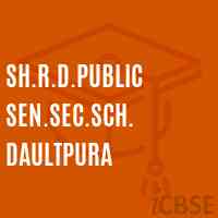 Sh.R.D.Public Sen.Sec.Sch. Daultpura Senior Secondary School Logo