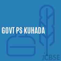 Govt Ps Kuhada Primary School Logo
