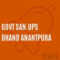 Govt San.Ups Dhand Anantpura Middle School Logo