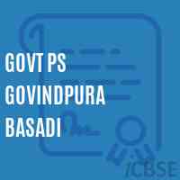 Govt Ps Govindpura Basadi Primary School Logo