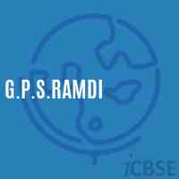 G.P.S.Ramdi Primary School Logo