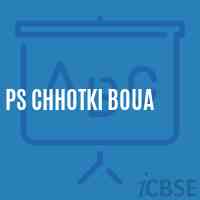 Ps Chhotki Boua Primary School Logo