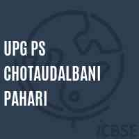 Upg Ps Chotaudalbani Pahari Primary School Logo