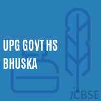 Upg Govt Hs Bhuska Secondary School Logo