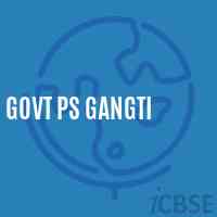 Govt Ps Gangti Primary School Logo