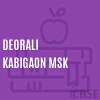 Deorali Kabigaon Msk School Logo