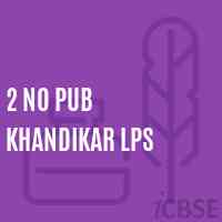2 No Pub Khandikar Lps Primary School Logo