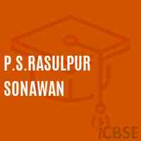 P.S.Rasulpur Sonawan Primary School Logo