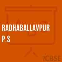 Radhaballavpur P.S Primary School Logo