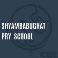 Shyambabughat Pry. School Logo