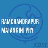 Ramchandrapur Matangini Pry Primary School Logo