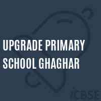Upgrade Primary School Ghaghar Logo