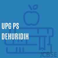 Upg Ps Dehuridih Primary School Logo