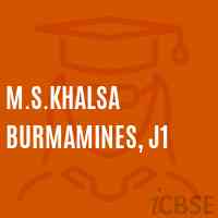 M.S.Khalsa Burmamines, J1 Middle School Logo