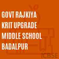 Govt Rajkiya Krit Upgrade Middle School Badalpur Logo