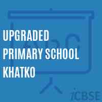 Upgraded Primary School Khatko Logo
